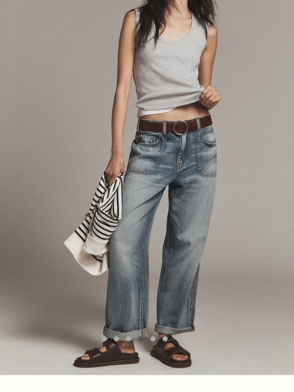 Pilcro Light Wash Boyfriend Jeans